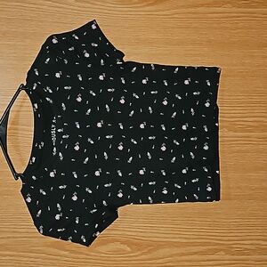 Aeropastel floral crop top